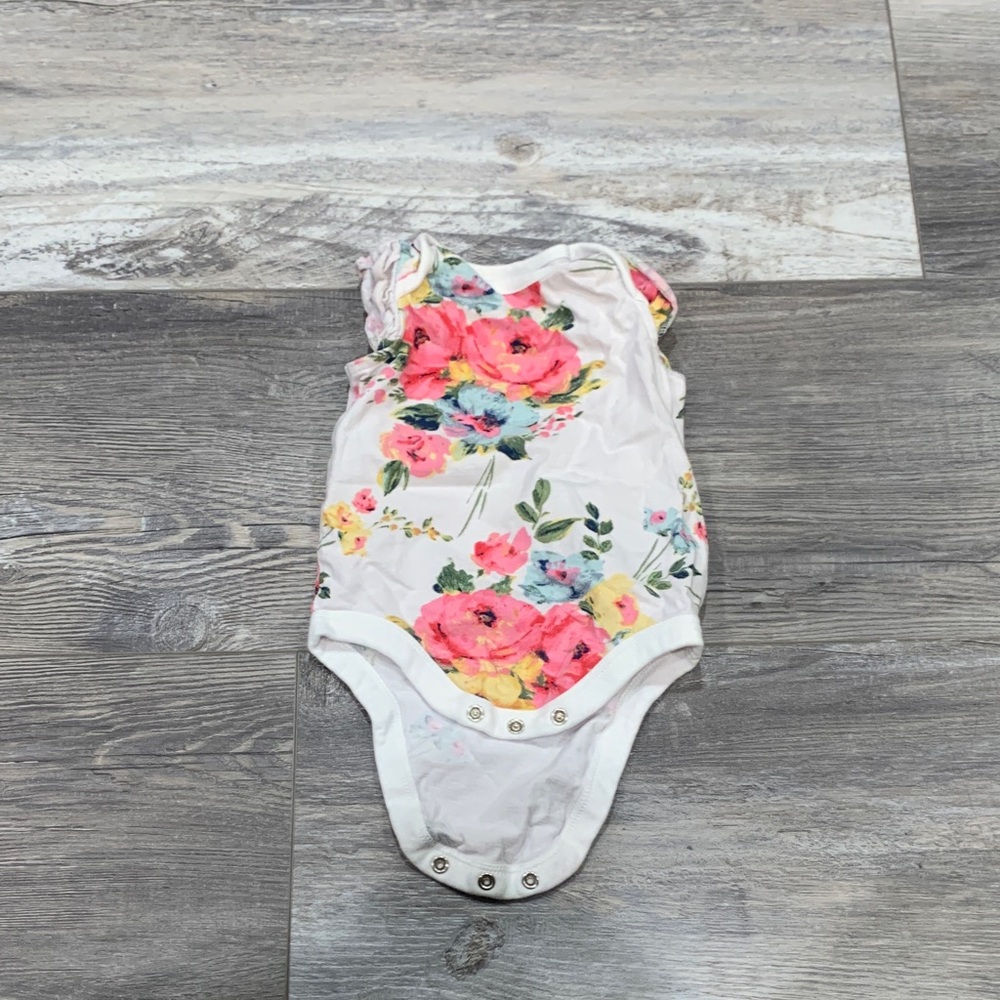 Gap Floral Baby Onesie
